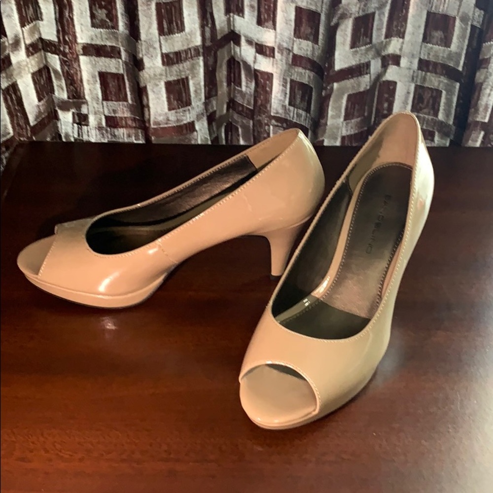 Open Toed Platform Pumps